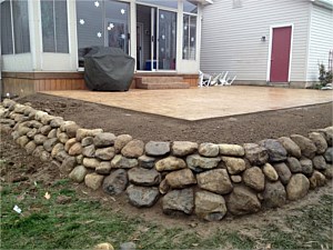 Natural Stone Wall