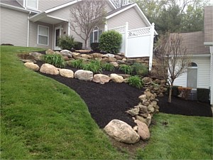 Stone Border Install